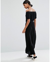 Robe longue noire Asos