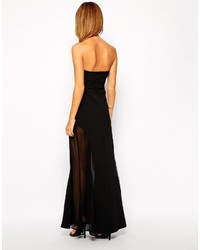 Robe longue noire Jarlo