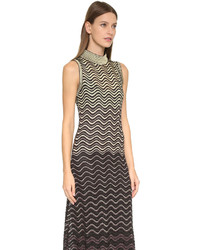 Robe longue noire M Missoni