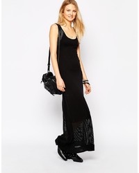 Robe longue noire