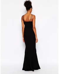 Robe longue noire Jarlo