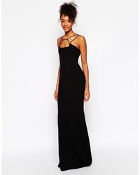 Robe longue noire Jarlo