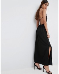 Robe longue noire Asos