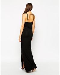 Robe longue noire