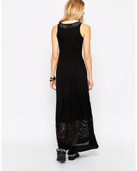 Robe longue noire