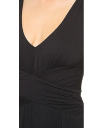 Robe longue noire Three Dots