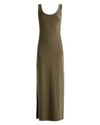 Robe longue olive Vila
