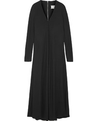 Robe longue plissée noire Maison Margiela