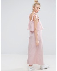 Robe longue rose Asos