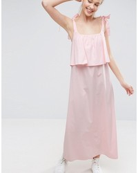 Robe longue rose Asos