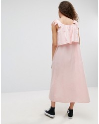 Robe longue rose Asos