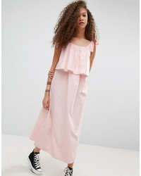 Robe longue rose Asos