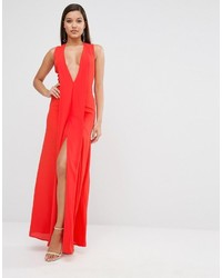 Robe longue rouge Aq/Aq