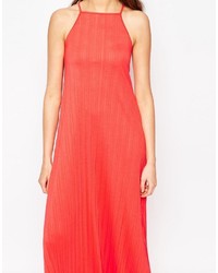 Robe longue rouge Asos