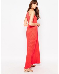 Robe longue rouge Asos