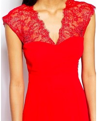 Robe longue rouge Elise Ryan