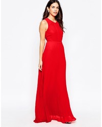 Robe longue rouge