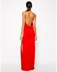 Robe longue rouge TFNC