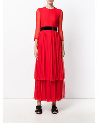 Robe longue rouge Gucci