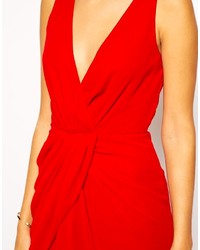 Robe longue rouge