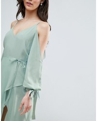 Robe longue vert menthe Asos