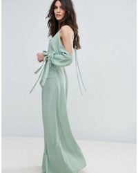 Robe longue vert menthe Asos