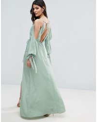 Robe longue vert menthe Asos