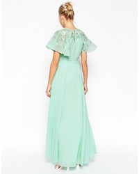 Robe longue vert menthe Asos