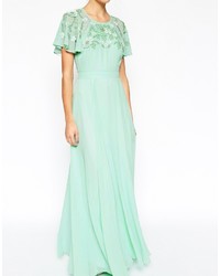 Robe longue vert menthe Asos