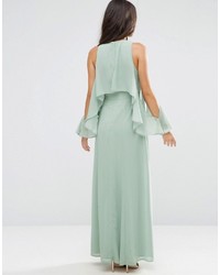 Robe longue vert menthe Asos