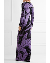 Robe longue violet clair Sibling