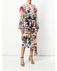 Robe midi à fleurs multicolore Preen by Thornton Bregazzi