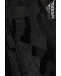 Robe midi à volants noire Preen by Thornton Bregazzi