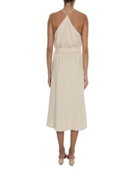 Robe midi beige Framed