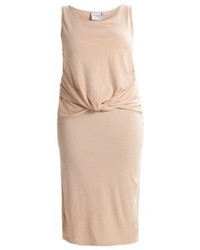 Robe midi beige Junarose