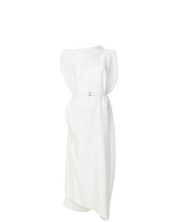 Robe midi blanche Jean Paul Knott