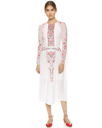 Robe midi blanche Temperley London