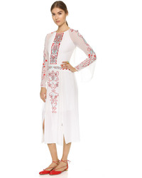 Robe midi blanche Temperley London