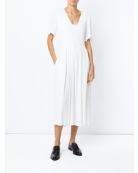 Robe midi blanche Alcaçuz