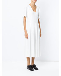 Robe midi blanche Alcaçuz