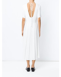 Robe midi blanche Alcaçuz