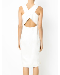 Robe midi blanche Mara Mac