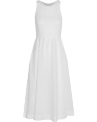 Robe midi blanche