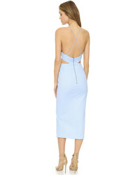 Robe midi bleu clair Nicholas