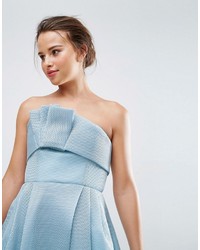 Robe midi bleu clair Asos