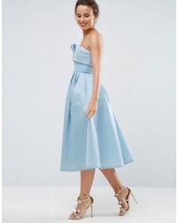 Robe midi bleu clair Asos