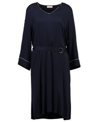 Robe midi bleu marine Custommade
