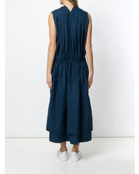 Robe midi bleu marine Nehera