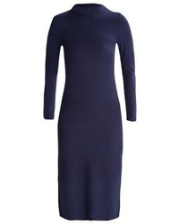 Robe midi bleu marine Esprit