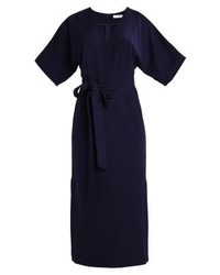 Robe midi bleu marine IVY & OAK